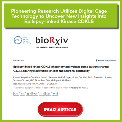 Pioneering Research Utilizes Digital Cage Technology to Uncover New Insights into Epilepsy-linked Kinase CDKL5